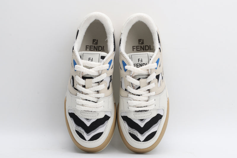 Fendi Fendi White Beige Low Tops