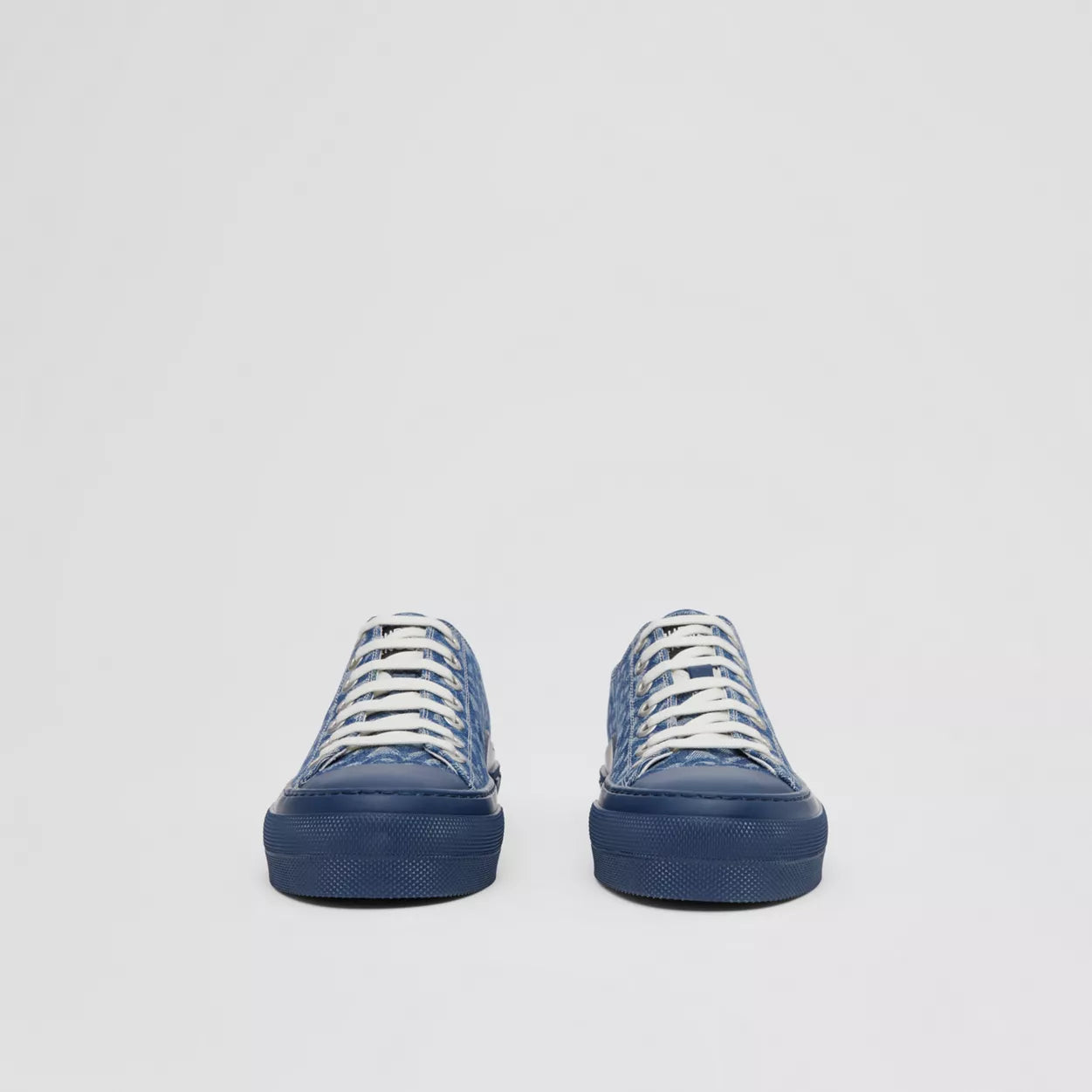 Burberry Monogram Denim Sneakers Denim Blue