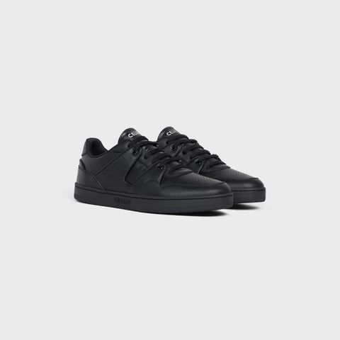 Celine CT-04 Celine Trainer Low Lace-up Sneaker In Calfskin Black / Black