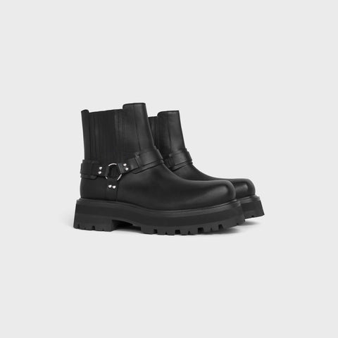 Celine Celine Biker Chelsea Boots in Calfskin Black