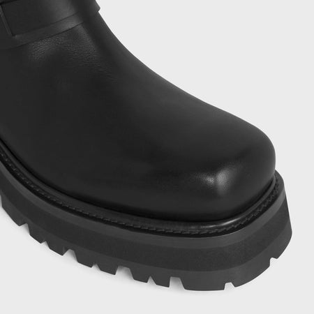 Celine Celine Biker Chelsea Boots in Calfskin Black