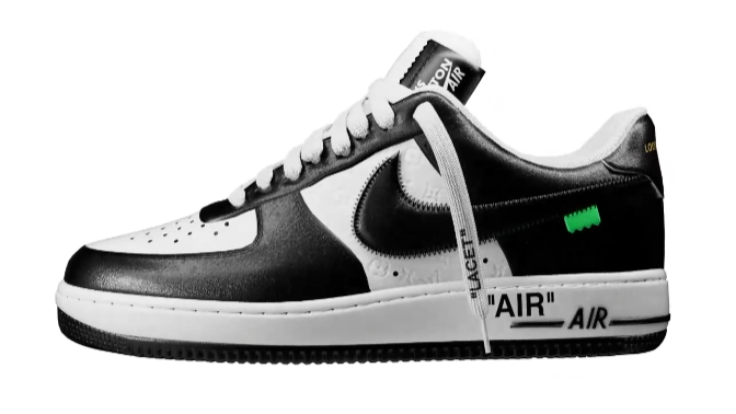 Louis Vuitton Louis Vuitton x Nike Air force 1 - Virgil Abloh Black