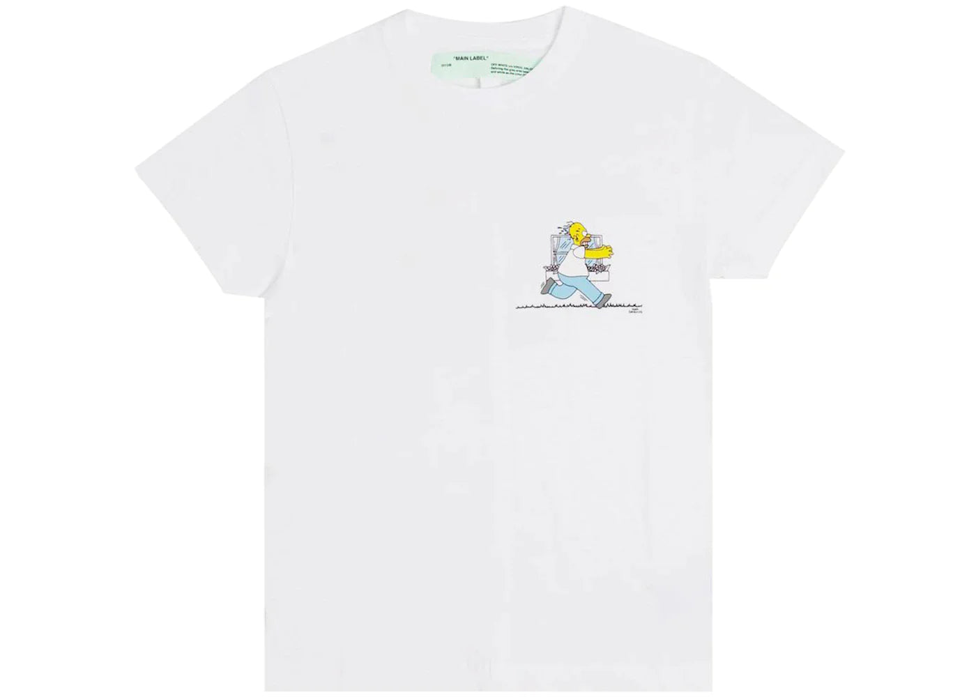 OFF-WHITE Homer And Bart T-Shirt White