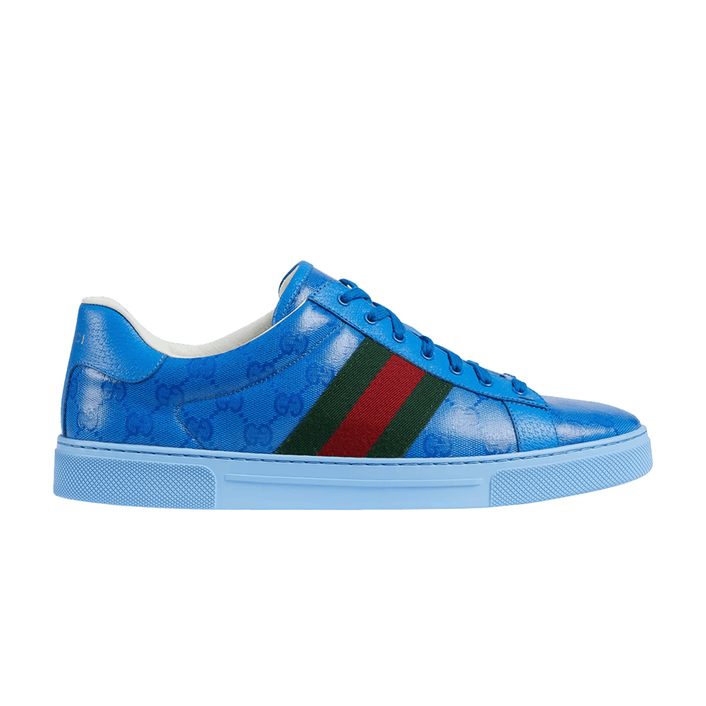 Gucci Ace 'GG Crystal Canvas - Blue'