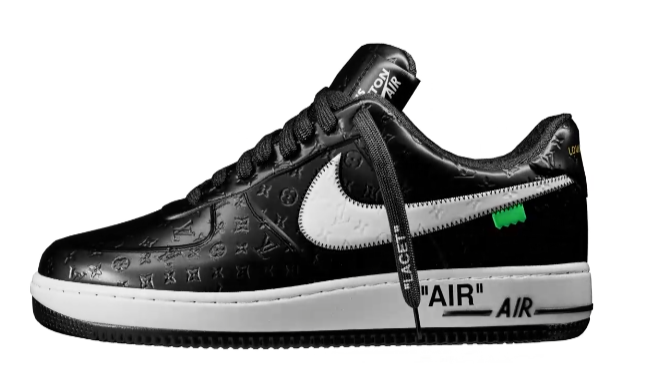 Louis Vuitton Louis Vuitton x Nike Air force 1 - Virgil Abloh Black