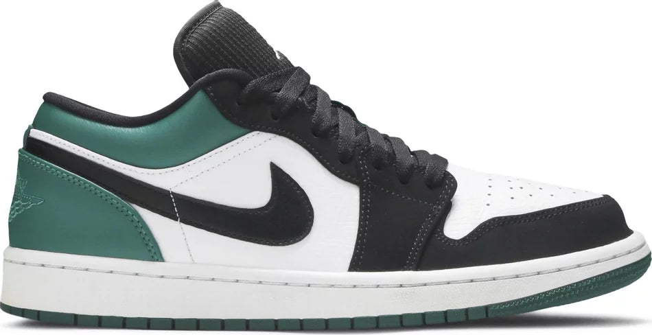 Air Jordan 1 Low White Black Mystic Green