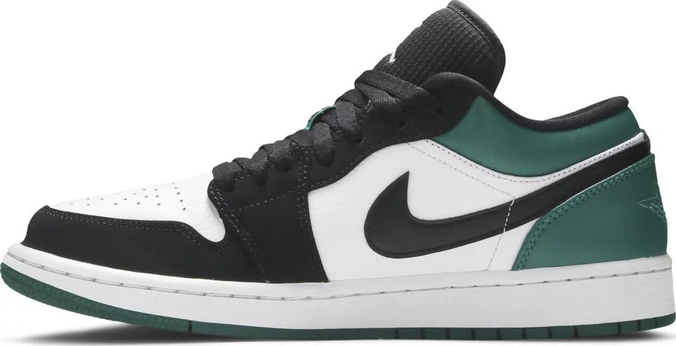 Air Jordan 1 Low White Black Mystic Green