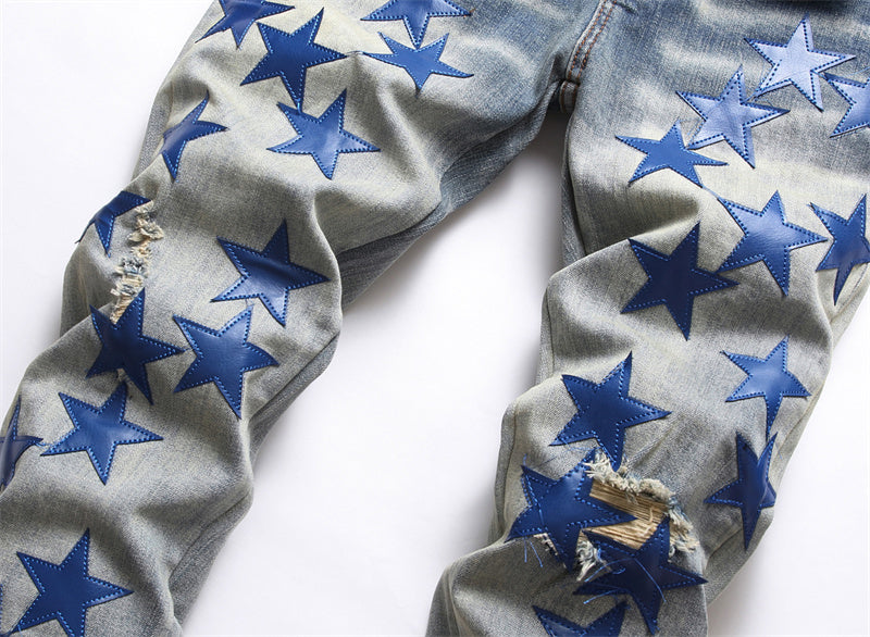 Amiri AMIRI Denim Blue Star