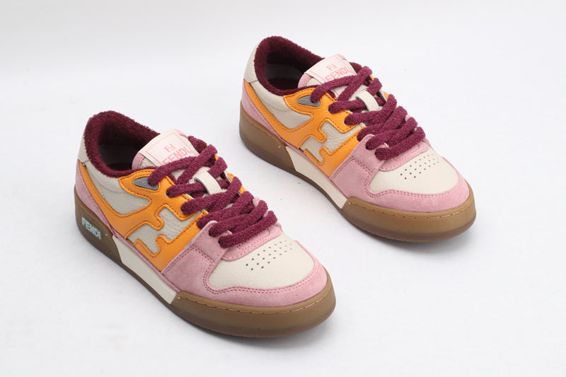 Fendi Fendi Pink Orange Low Tops