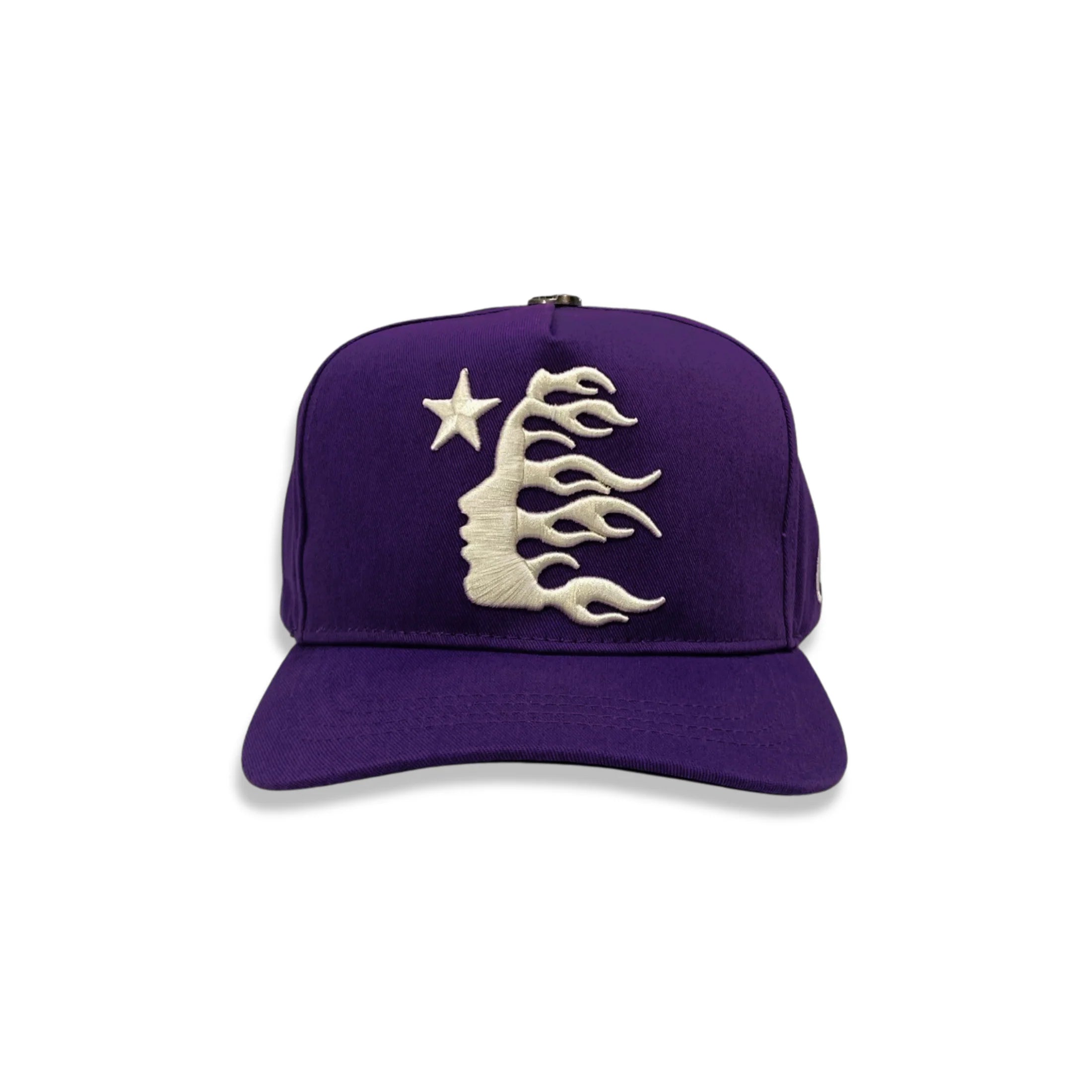 Hellstar Logo 6-Panel Snapback Hat Purple