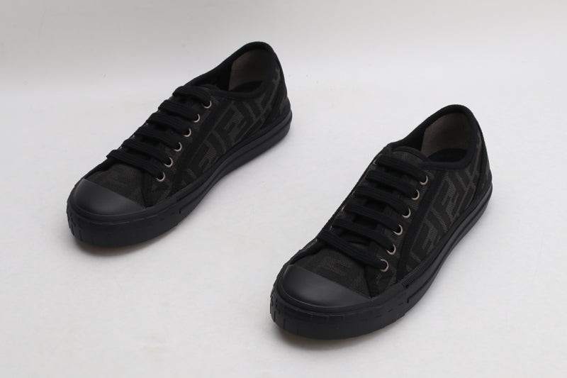 Fendi Fendi Domino Black fabric low-tops