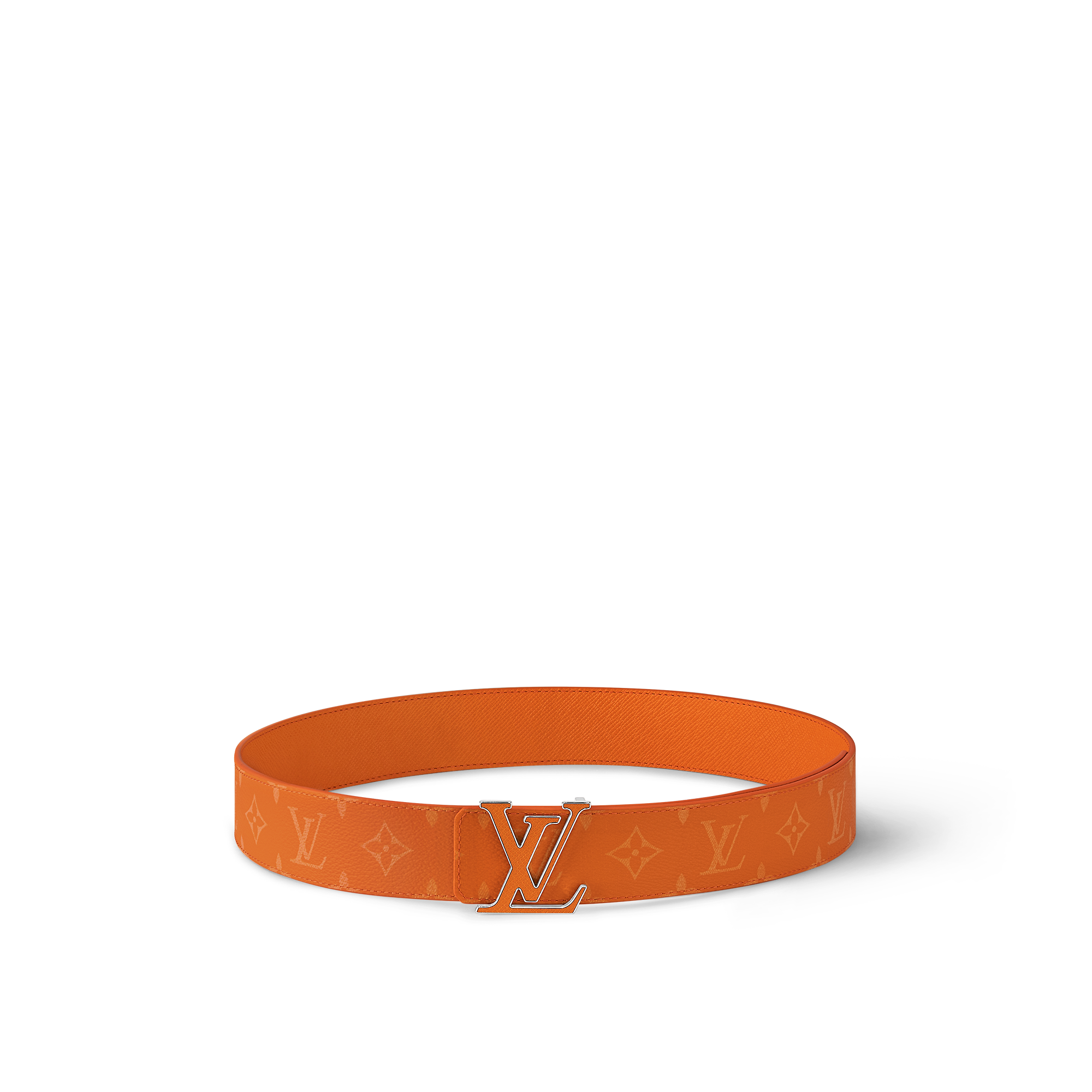 LV Initiales 40mm Reversible Belt Taigarama - Orange