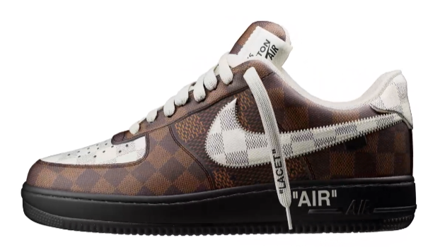 Louis Vuitton Louis Vuitton x Nike Air force 1 - Virgil Abloh Black / Brown