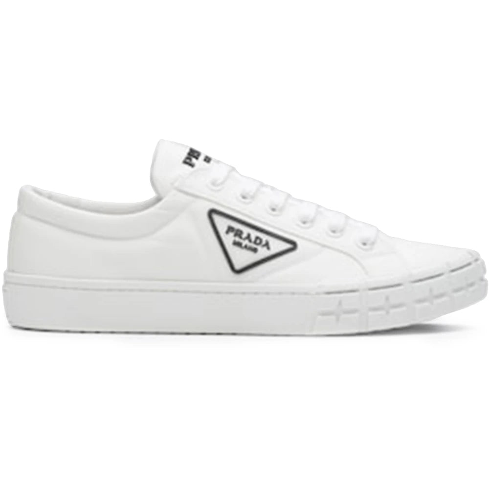 Prada Wheel Cassetta Low White White Black