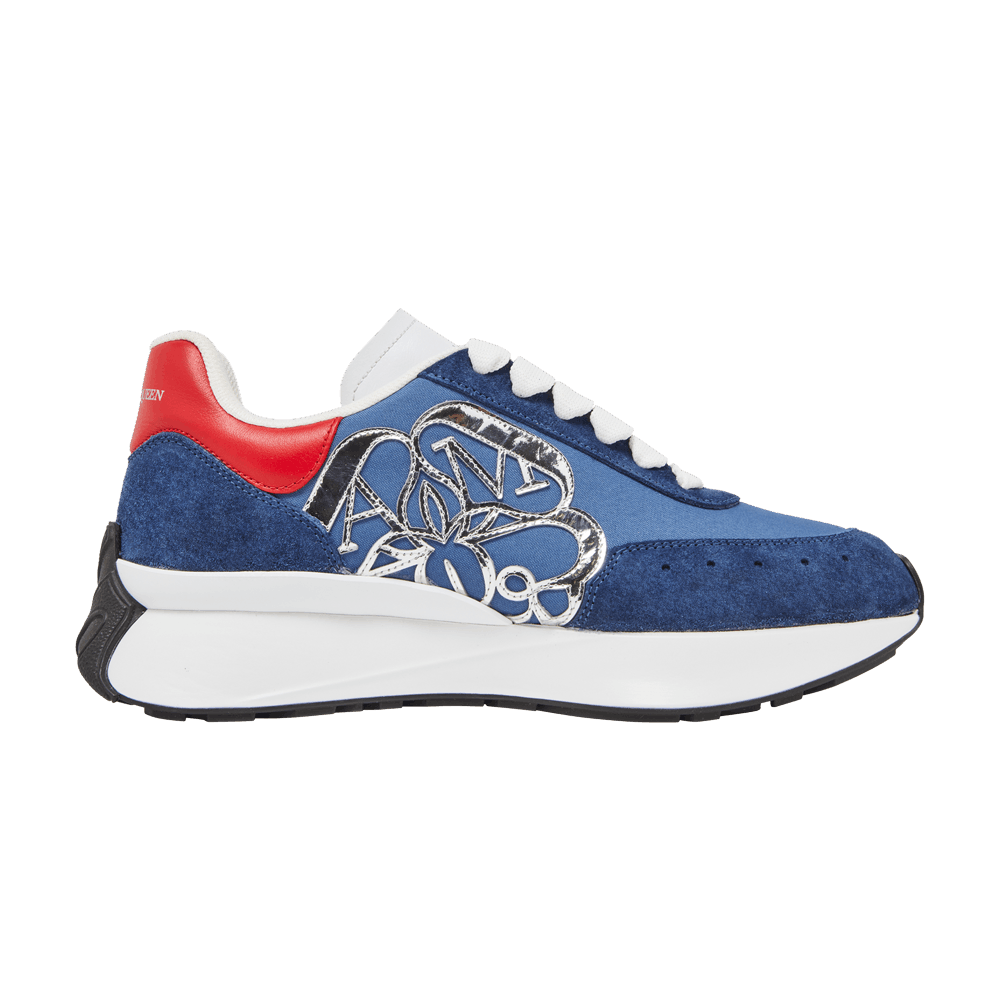 Alexander McQueen Wmns Sprint Runner 'Blue Silver'