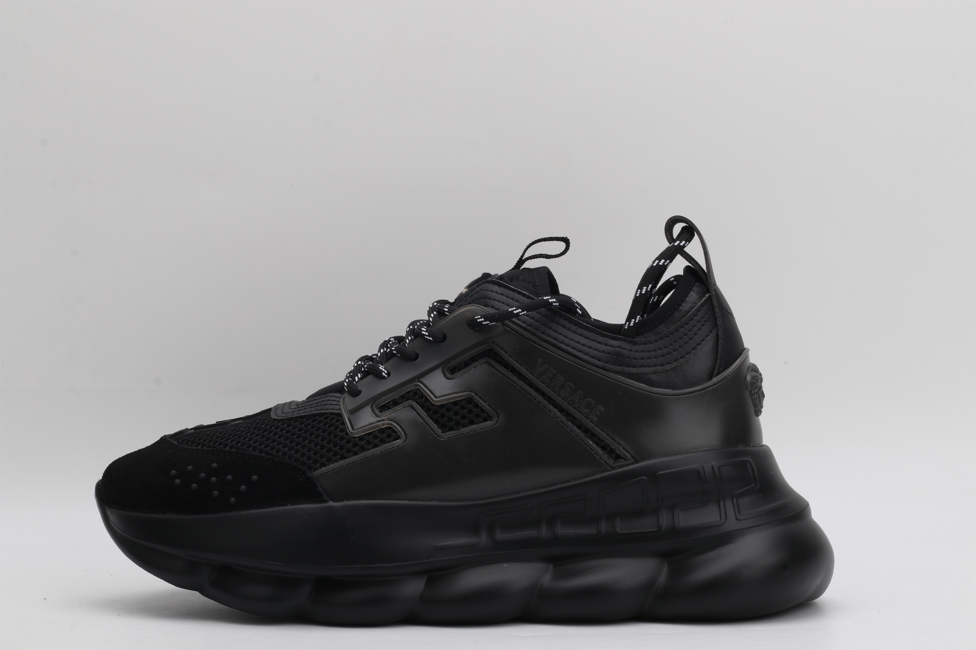 Versace Chain Reaction Trainers Black