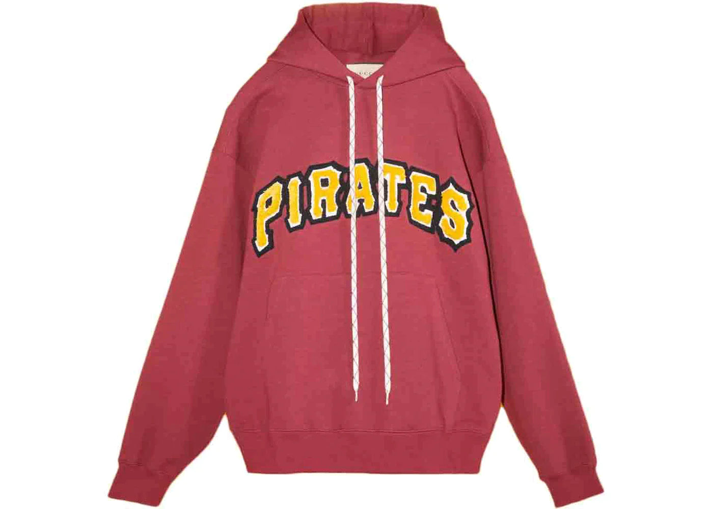 Gucci x MLB 2022 Cotton Jersey Sweatshirt with Pirates Patch Bordeaux