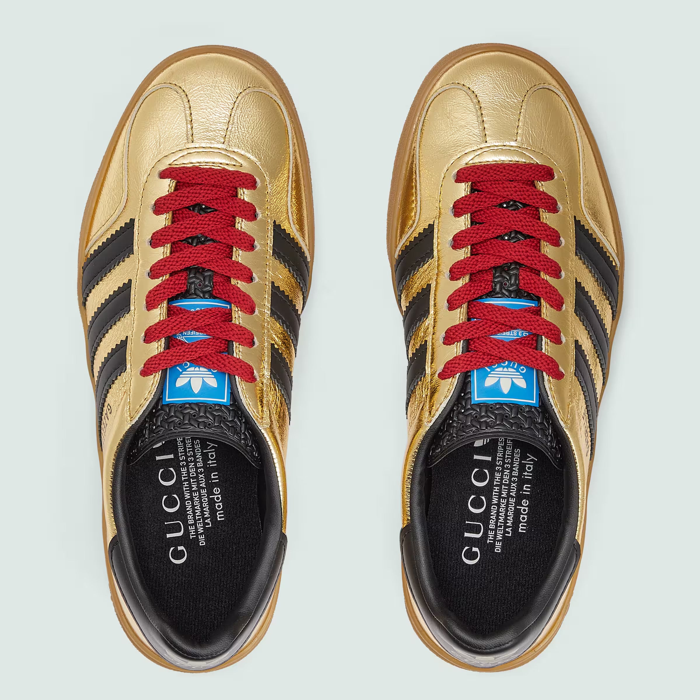 Adidas x Gucci Gazelle Gold