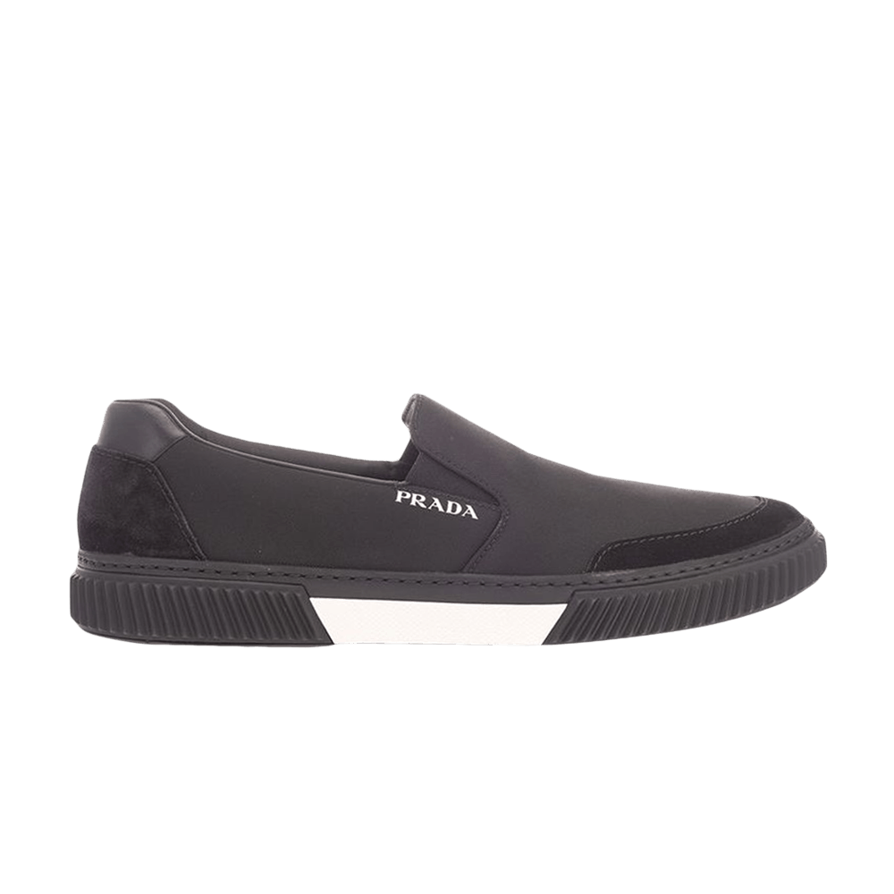 Prada Leather Slip-On 'Black'