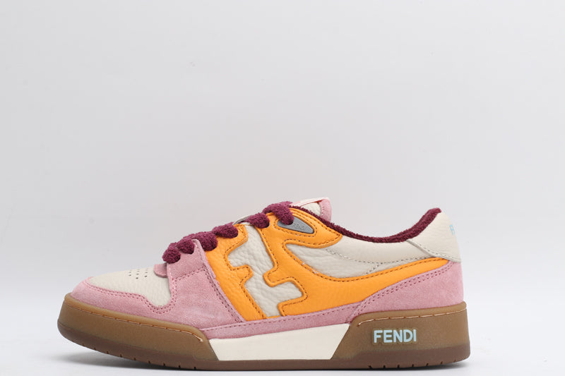 Fendi Fendi Pink Orange Low Tops