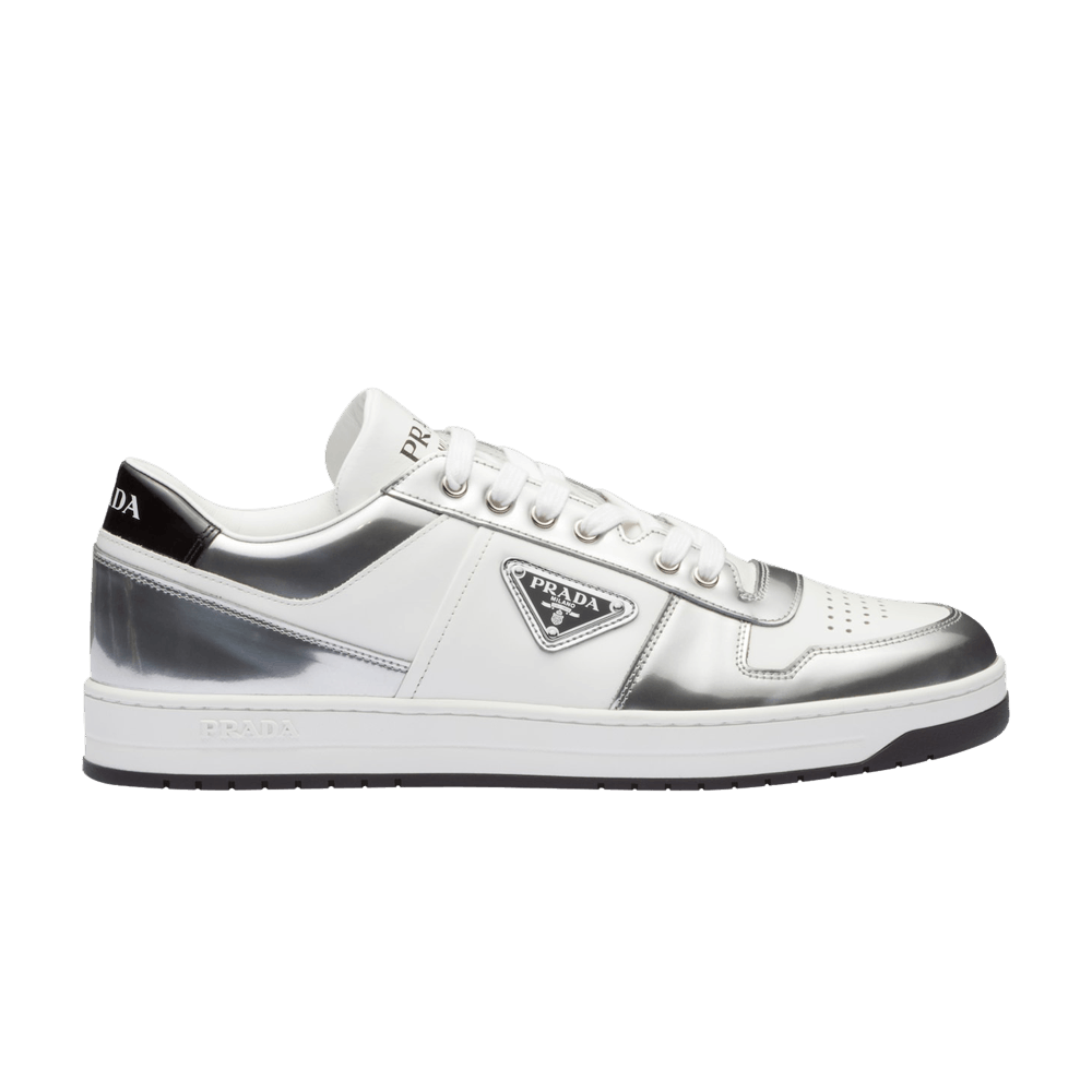 Prada Downtown Leather 'Silver White'