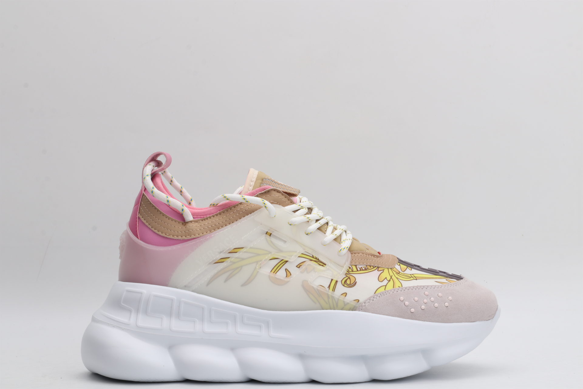 Versace Chain Reaction Trainers Pink