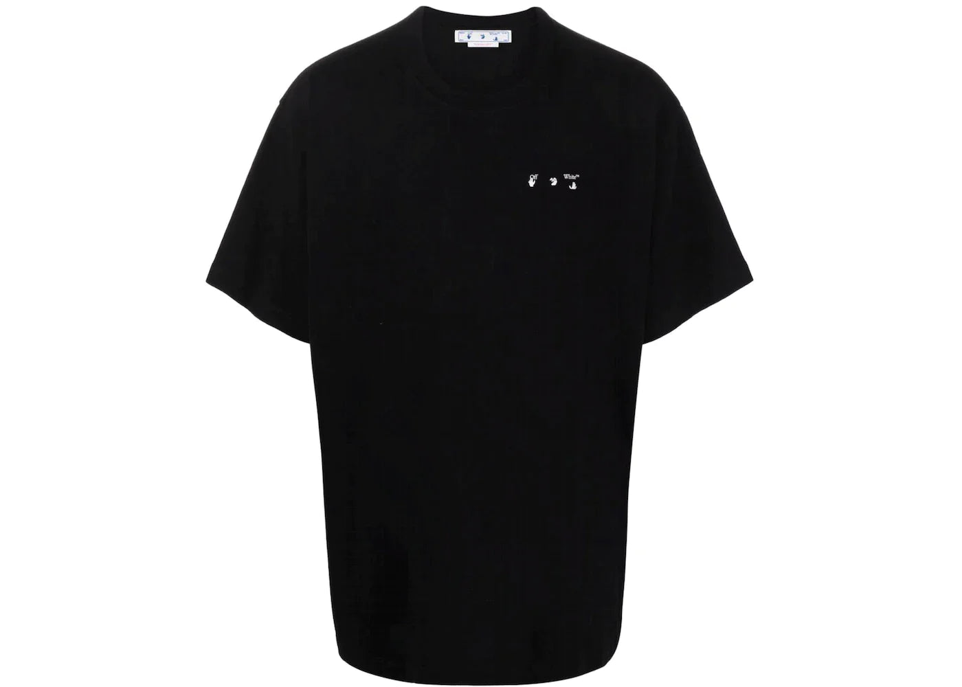 Off-White Caravaggio Back Print Oversized T-Shirt Black