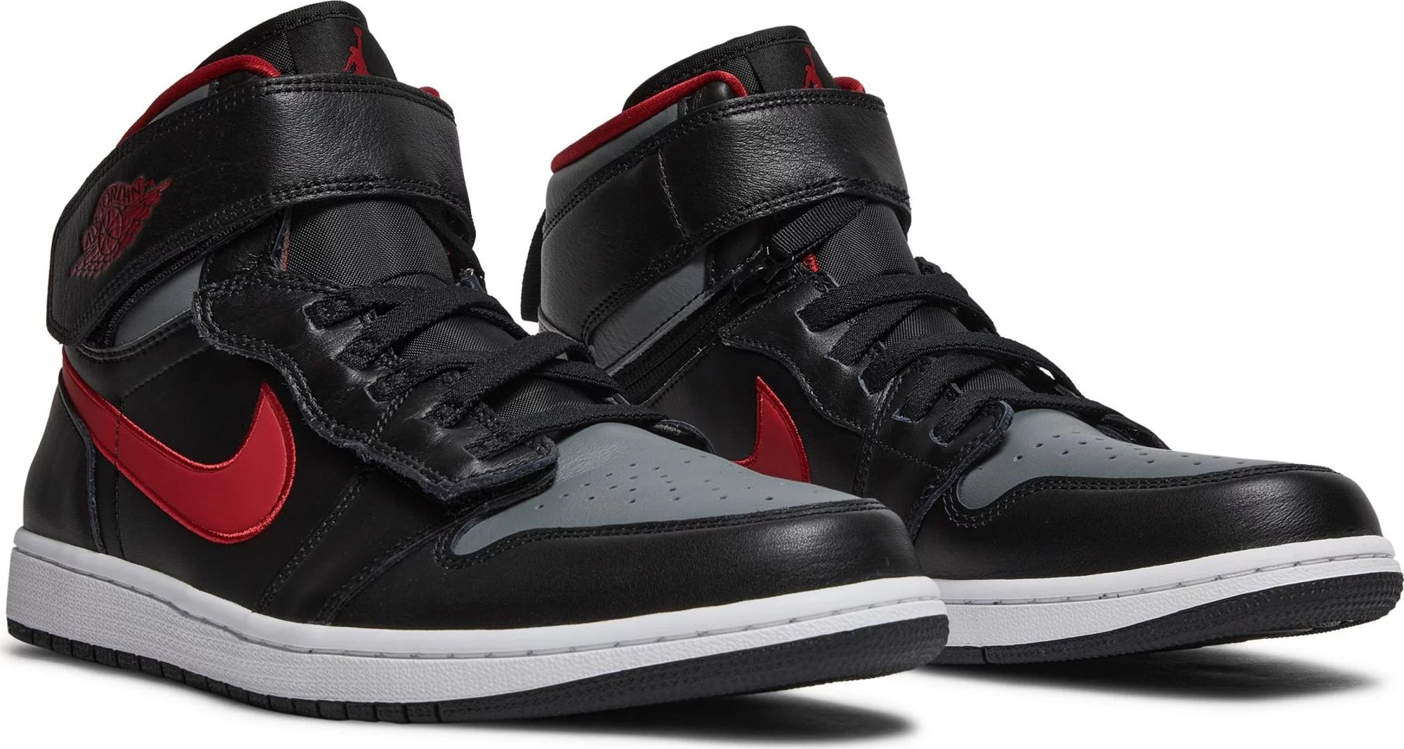 Air Jordan 1 Jordan 1 High FlyEase Black Gym Red Smoke Grey