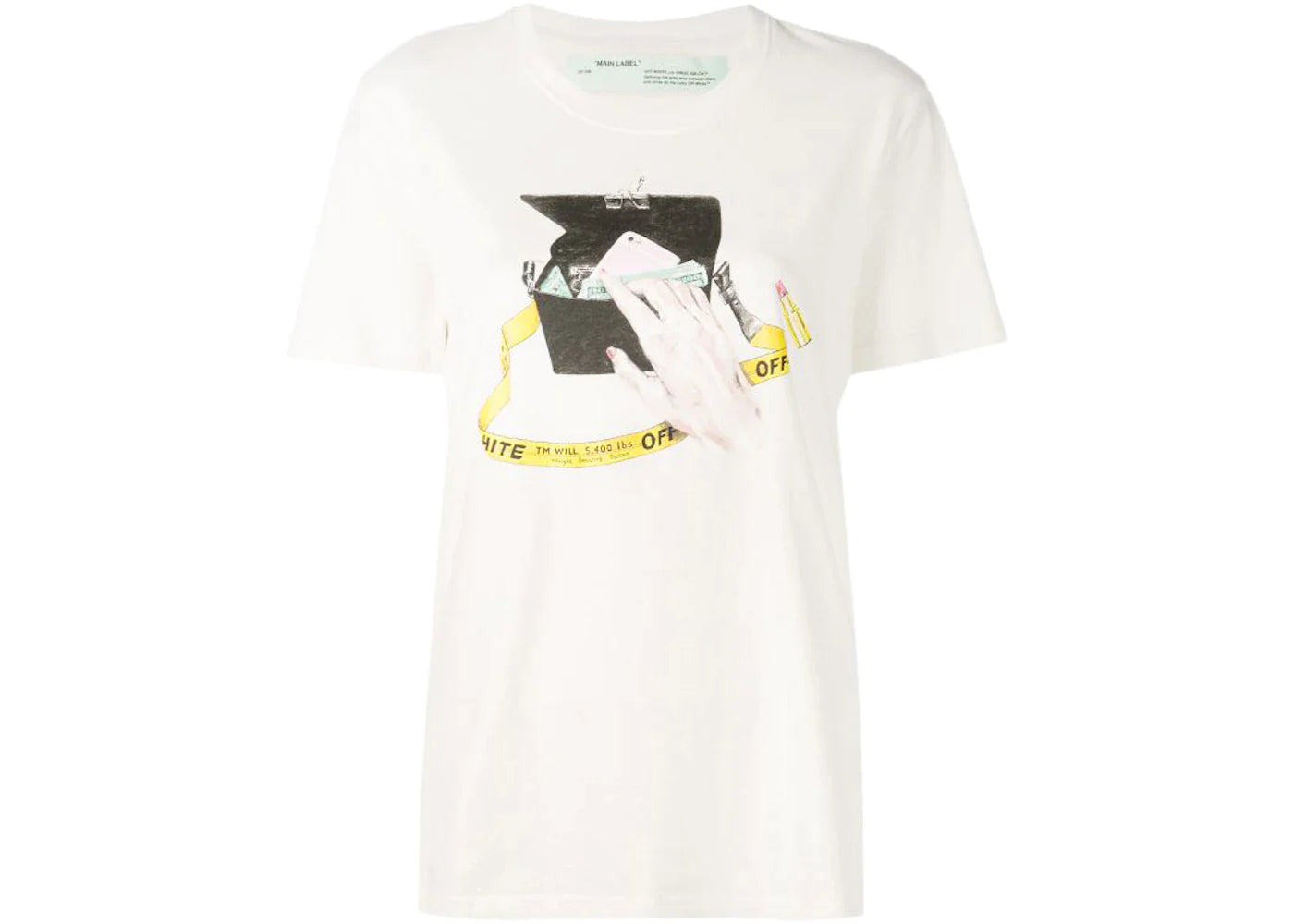 OFF-WHITE Bag Graphic T-shirt White/Multicolor