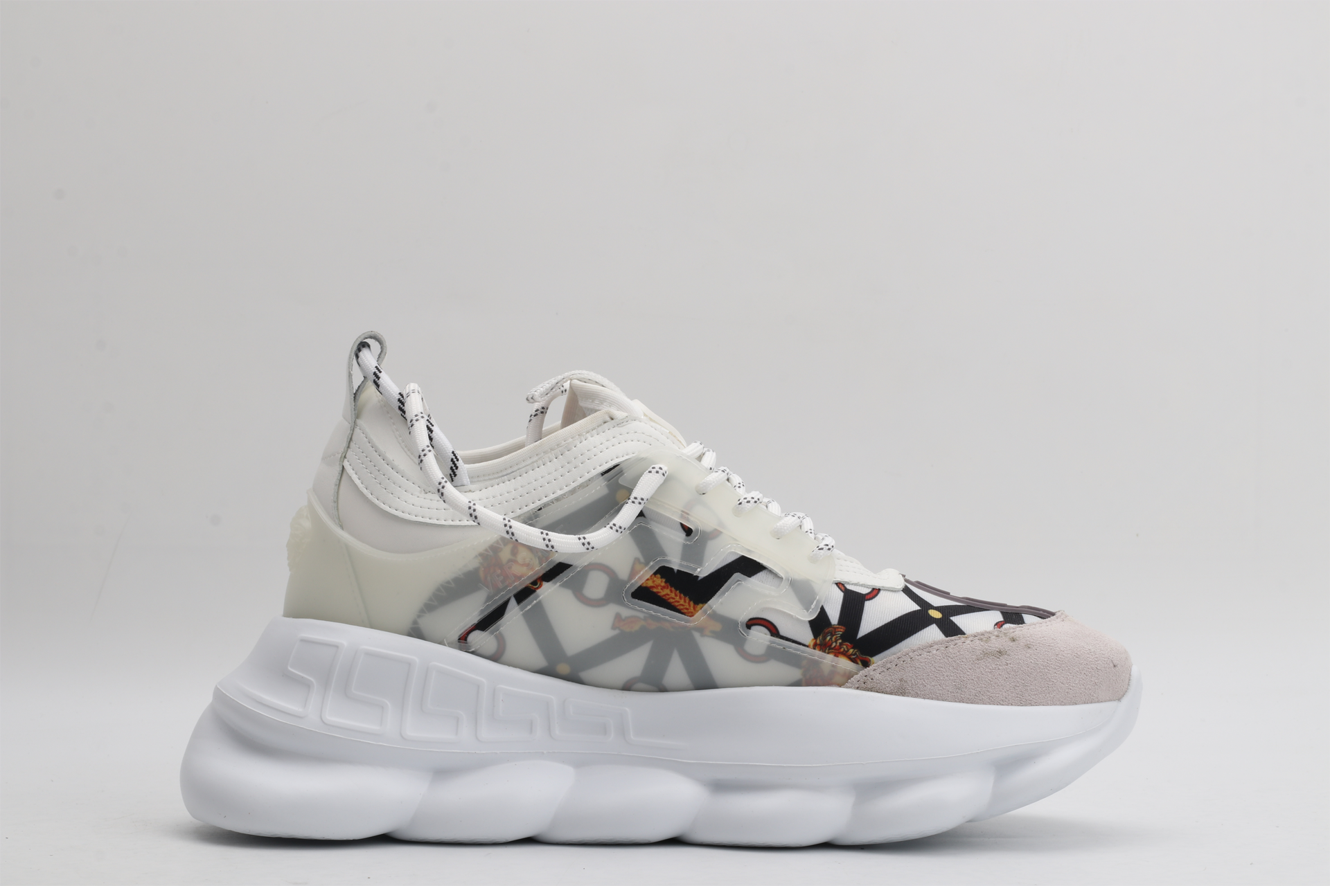 Versace Chain Reaction Trainers White