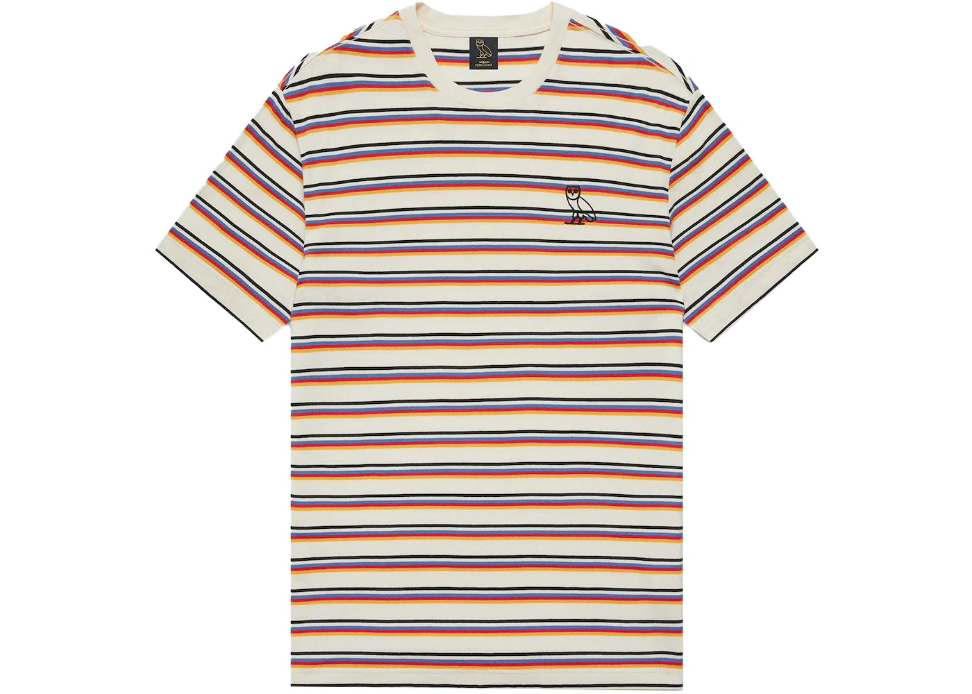 OVO Multi-Stripe T-shirt Cream