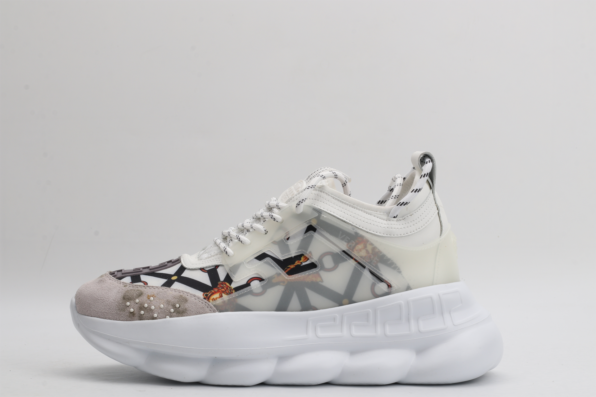 Versace Chain Reaction Trainers White