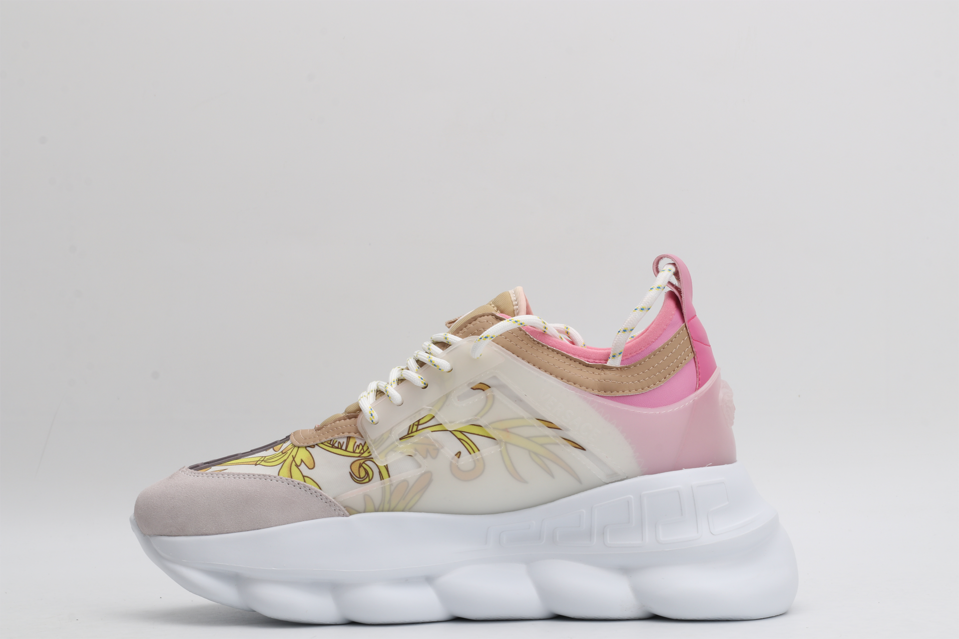 Versace Chain Reaction Trainers Pink