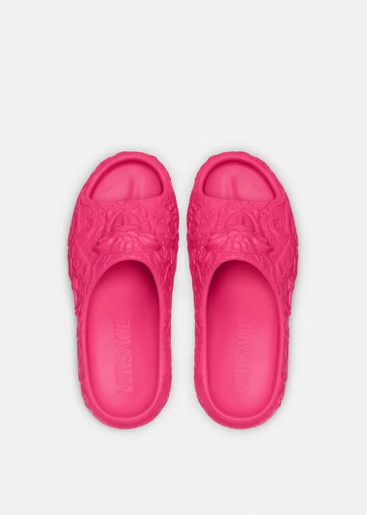 Versace MEDUSA DIMENSION SLIDERS FUCHSIA