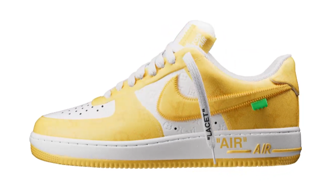 Louis Vuitton Louis Vuitton x Nike Air force 1 - Virgil Abloh Yellow