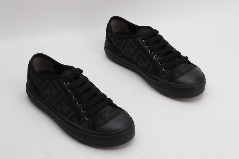 Fendi Fendi Domino Black fabric low-tops