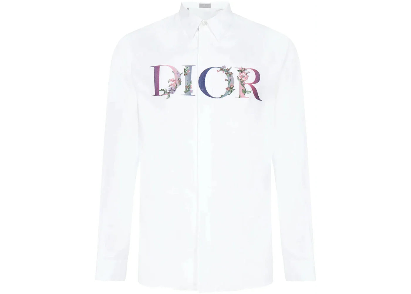 Dior Homme Flowers Shirt White