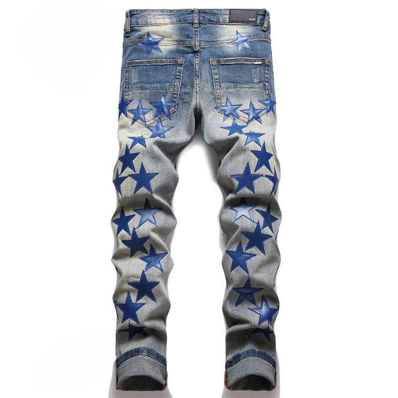 Amiri AMIRI Denim Blue Star