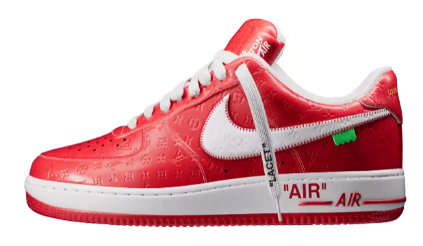 Louis Vuitton Louis Vuitton x Nike Air force 1 - Virgil Abloh Red