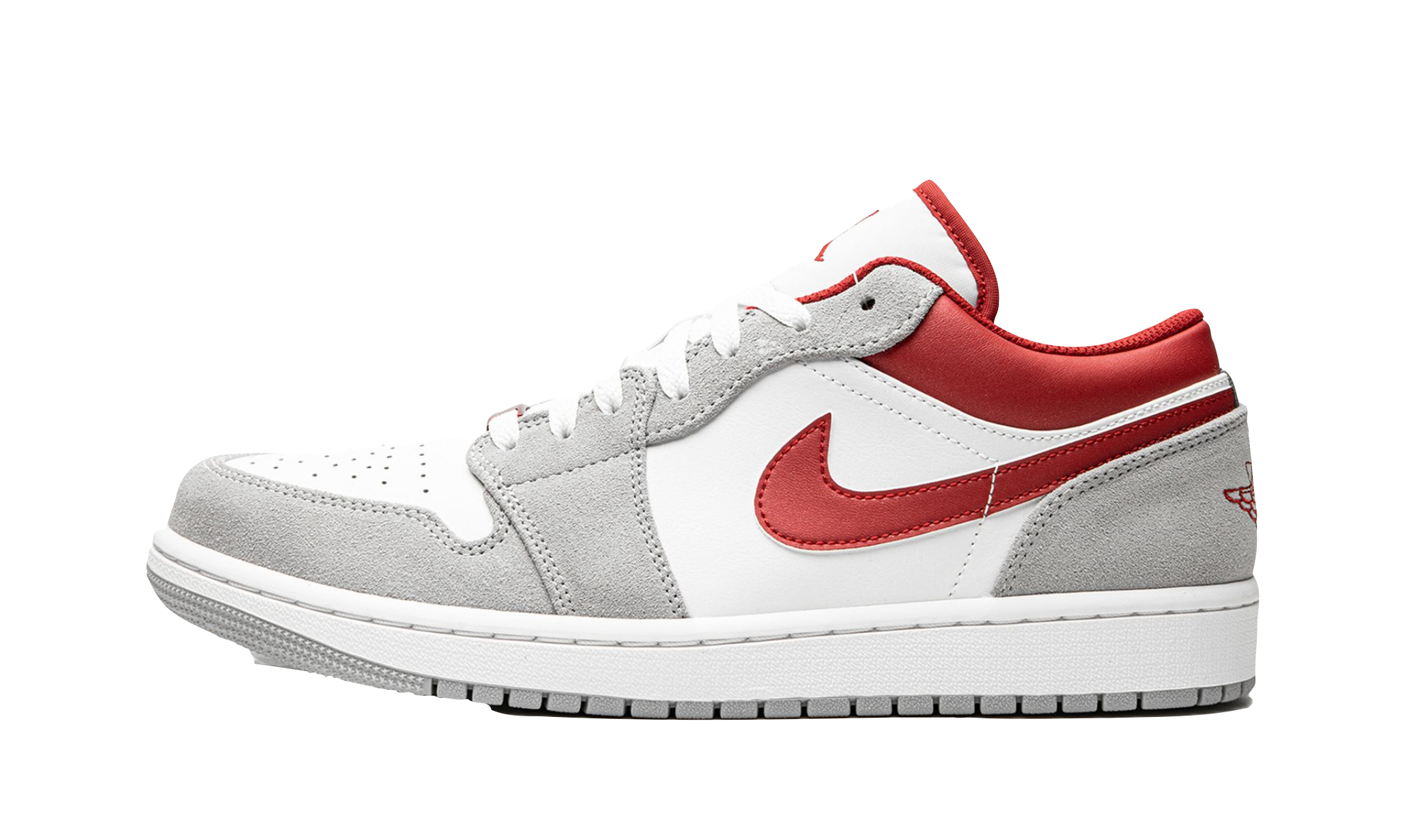 Air Jordan 1 LOW SE White Grey Red