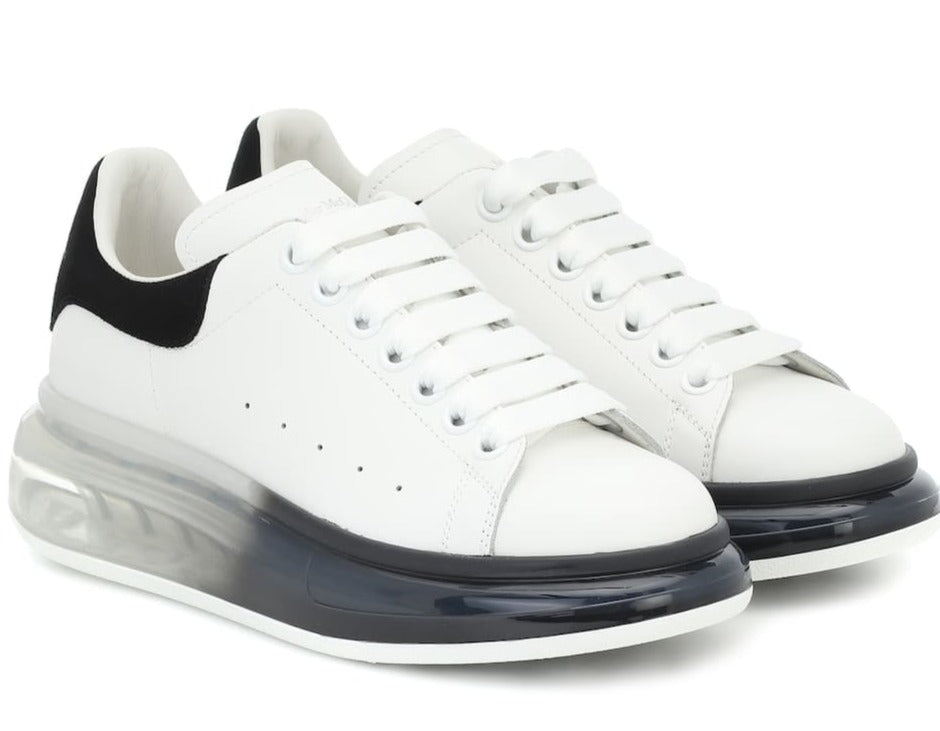 Alexander McQueen White leather and mixed sole