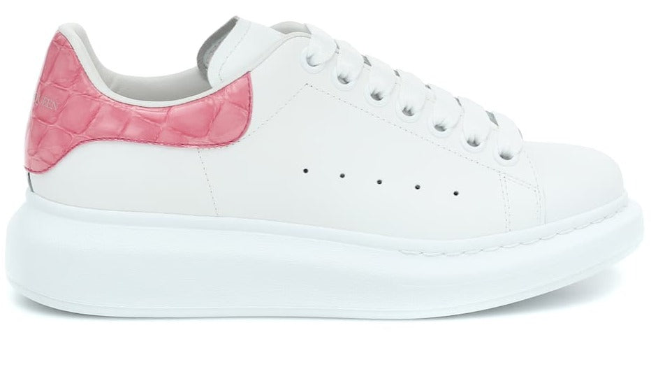 Alexander McQueen White leather and Pink