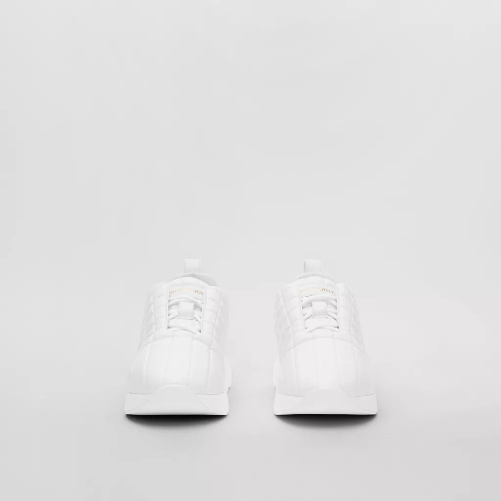Burberry Quilted Leather Classic Sneakers White