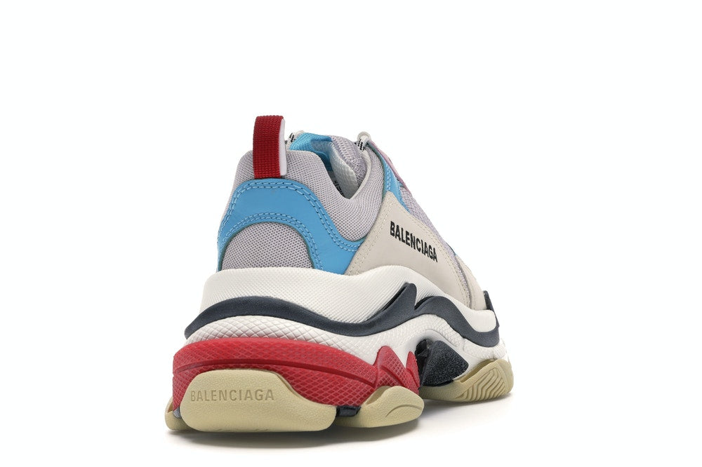 Triple S White Blue Red