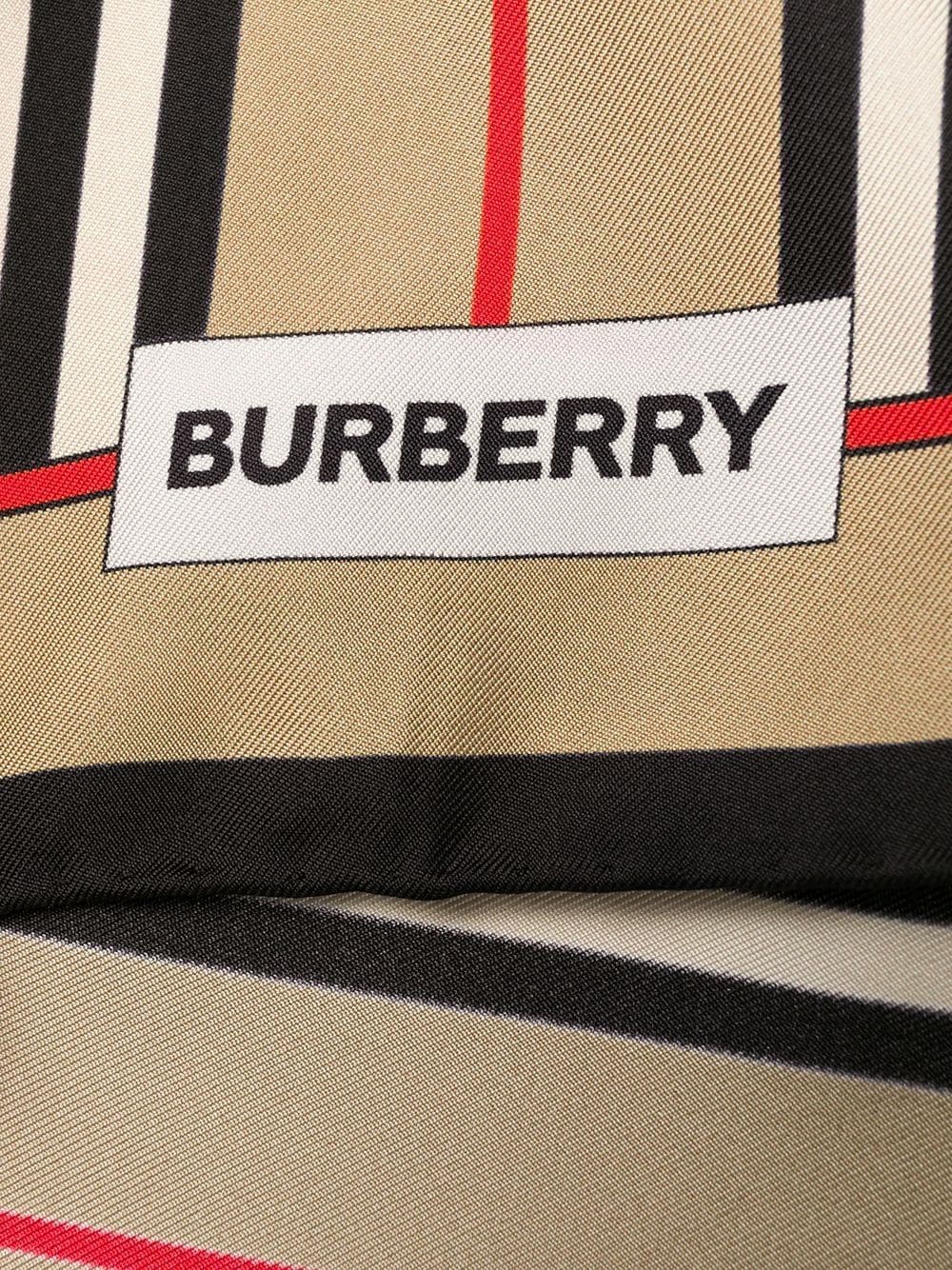 Burberry Icon checked silk cape