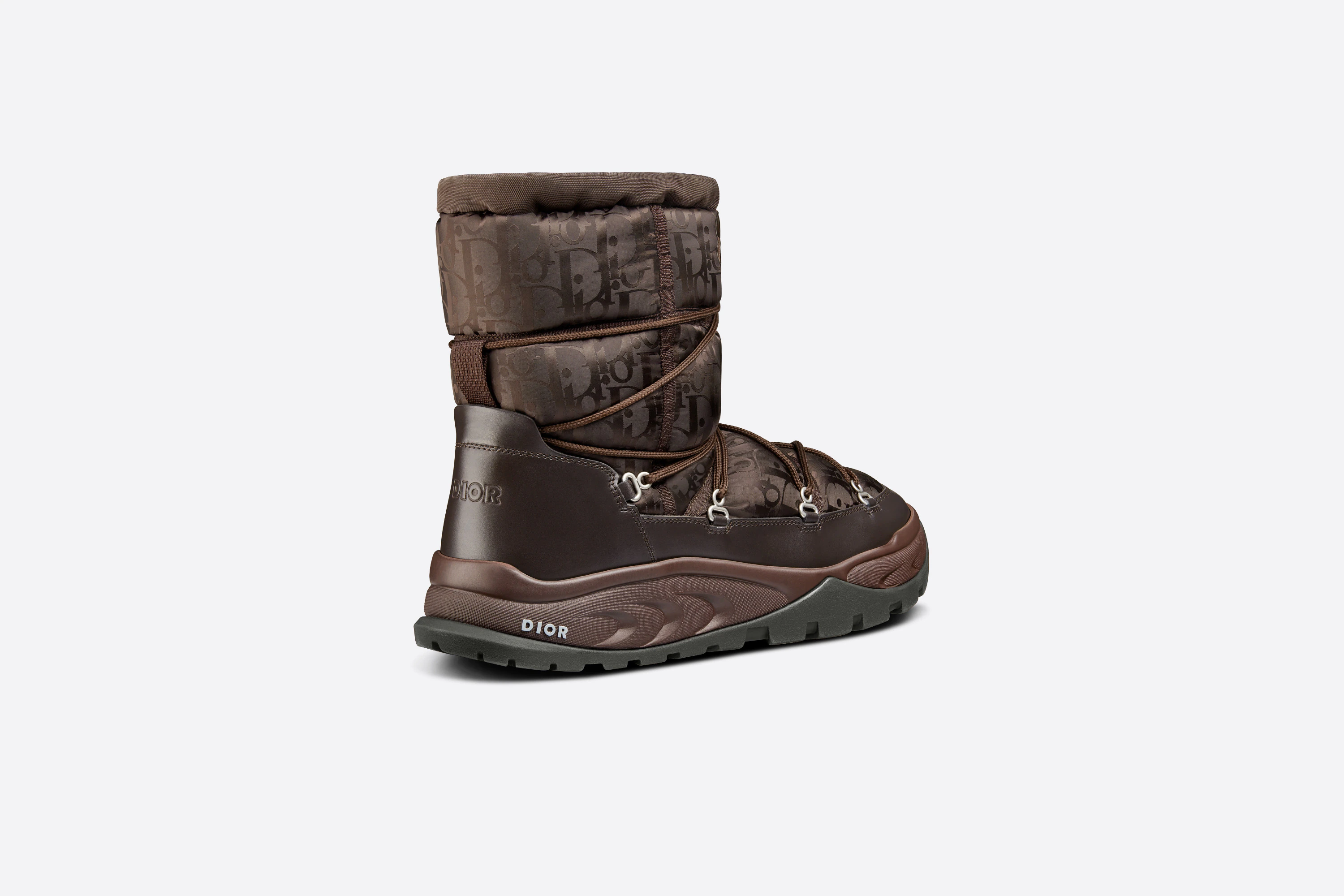 Dior SNOW ANKLE BOOT BROWN SMOOTH