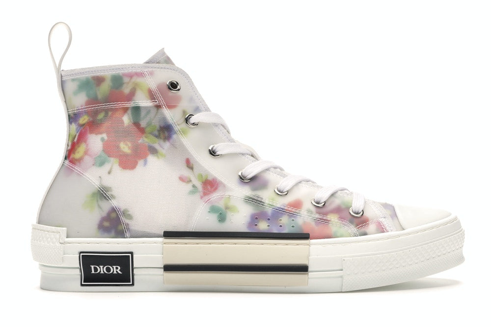 Dior B23 High Top Flowers Oblique