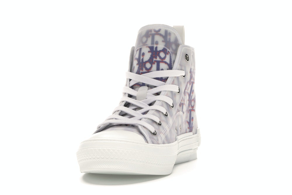 Dior B23 High Top Red Blue Oblique