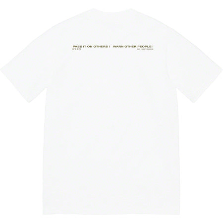 Supreme Warnig Tee White