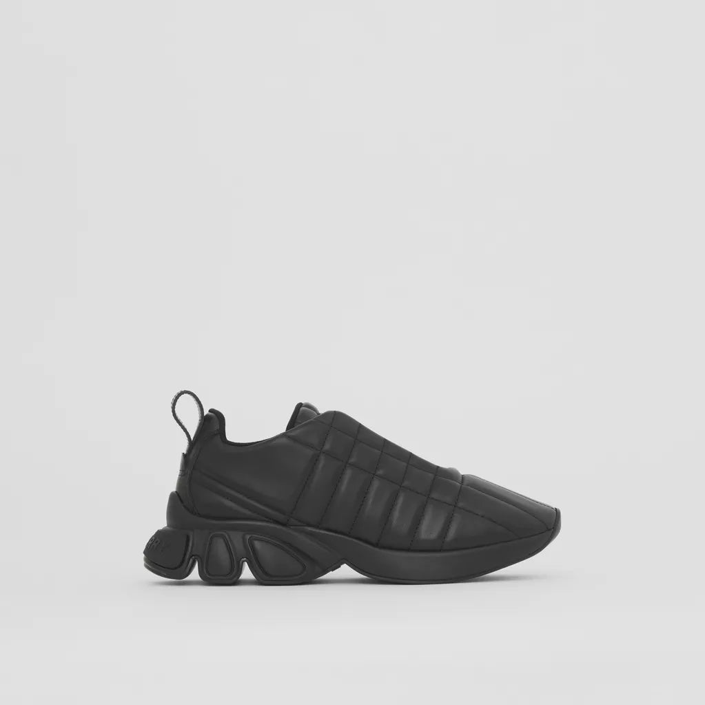 Burberry Quilted Leather Classic Sneakers Black